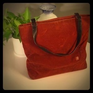 Kate Spade - Rust Colored Corduroy Bag